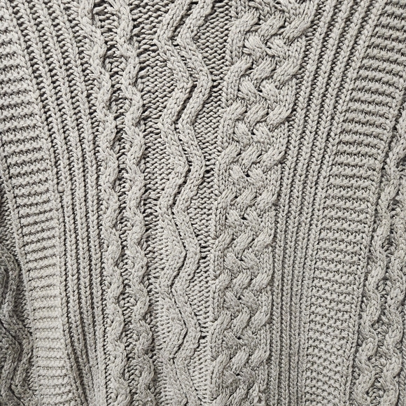 Garage Brown Cable Knit Sweater - Picture 2 of 5